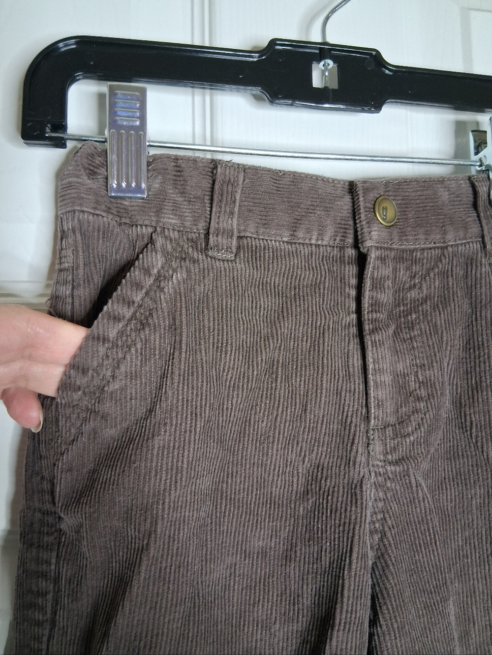 Gymboree Brown Corduroy Cotton Pants - Classic Straight Fit 3T - Picture 2 of 6